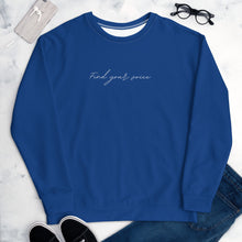 Load image into Gallery viewer, Find Your Voice Sweatshirt - Blue