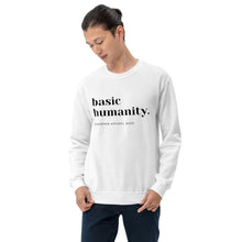 Load image into Gallery viewer, Basic Humanity Sweatshirt- White