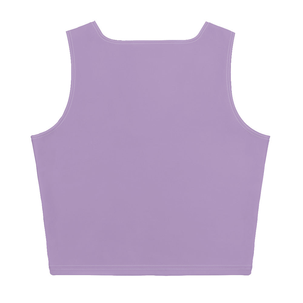 purple dance crop top