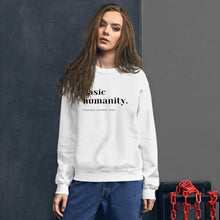 Load image into Gallery viewer, Basic Humanity Sweatshirt- White
