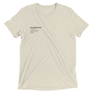 Mindfulness T-Shirt - Oatmeal